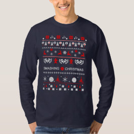 🎅 🎄 Pickleball 🎄 lelijke kerstkeuken T-shirt