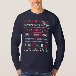 🎅 🎄 Pickleball 🎄 lelijke kerstkeuken T-shirt