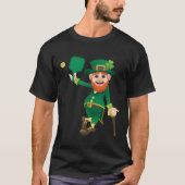 Pickleball Leprechauns St Patrick's Day Pickleball T-shirt (Voorkant)