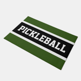 PICKLEBALL Leuk Atletisch Bos Groen Zwart Strepen Deurmat