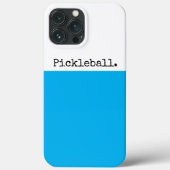 PICKLEBALL Leuk Helder Hemelsblauw Wit Kleurenblok Case-Mate iPhone Case (Achterkant)