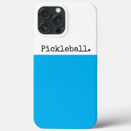 PICKLEBALL Leuk Helder Hemelsblauw Wit Kleurenblok Case-Mate iPhone Case