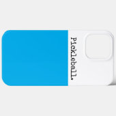 PICKLEBALL Leuk Helder Hemelsblauw Wit Kleurenblok Case-Mate iPhone Case (Achterkant (horizontaal))