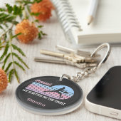 Pickleball leven is beter op het veld sleutelhanger (Voorkant Rechts)