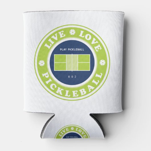 Pickleball: levende pickleball blikjeskoeler (Voorkant)