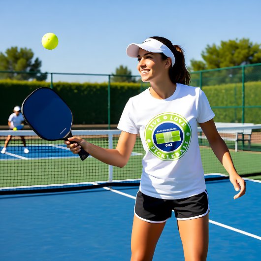 Pickleball: levende pickleball t-shirt