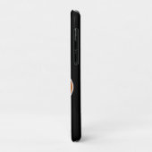 Pickleball Liefde Gepersonaliseerde Witte en Oranj Case-Mate iPhone Case (Achterkant/links)