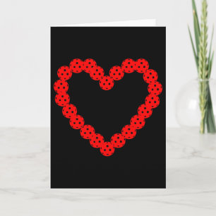 Pickleball Liefde Hart Voor Valentijnsdag Cadeaus Kaart