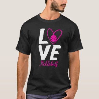 Pickleball Liefde Hart Vrouwen T-shirt