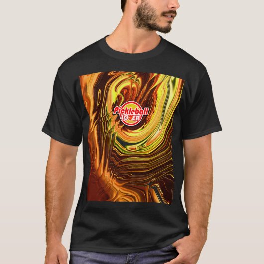Pickleball Liefhebber 2A Opties T-shirts (Voorkant)
