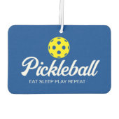 Pickleball liefhebber Auto luchtverfrisser (Achterkant)