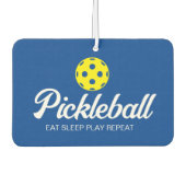 Pickleball liefhebber Auto luchtverfrisser (Voorkant)