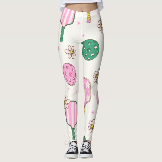Pickleball-liefhebber Leggings (Voorkant)