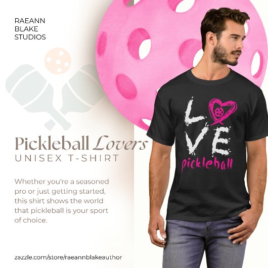 Pickleball Liefhebber Uniseks T-Shirt