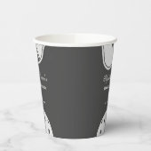 Pickleball Liefhebbers Bruidsmeisjesfeest Zwart & Papieren Bekers (Links)