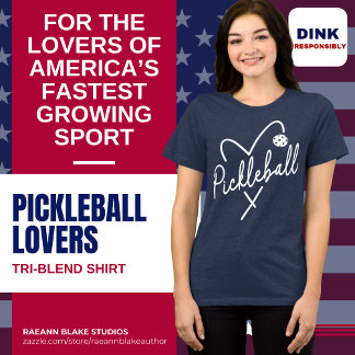 Pickleball-liefhebbers Tri-Blend Shirt