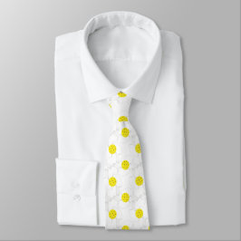 Pickleball Line Art Neck Tie Stropdas