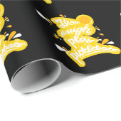 Pickleball - Live Lach Speel Pickleball Cadeaupapier (Rol Hoek)