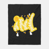 Pickleball - Live Lach Speel Pickleball Fleece Deken (Voorkant)