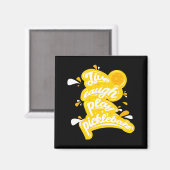 Pickleball - Live Lach Speel Pickleball Magneet (Voorkant / Achterkant)