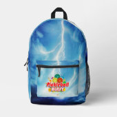 Pickleball Logo Opties Print Cut Sew Bag Bedrukte Rugzak (Voorkant)