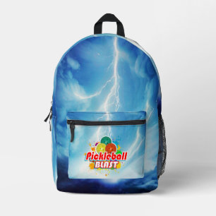 Pickleball Logo Opties Print Cut Sew Bag Bedrukte Rugzak