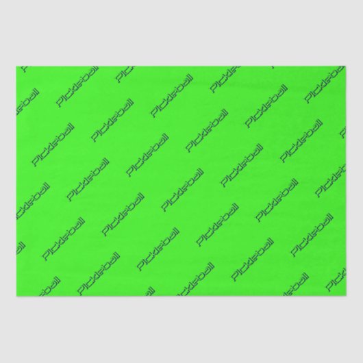 Pickleball Logo Tissuepapier (Voorkant)