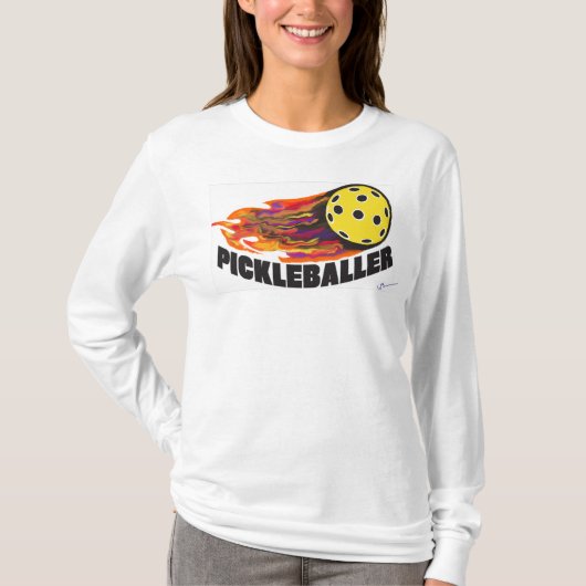 Pickleball long sleeve shirt (Voorkant)