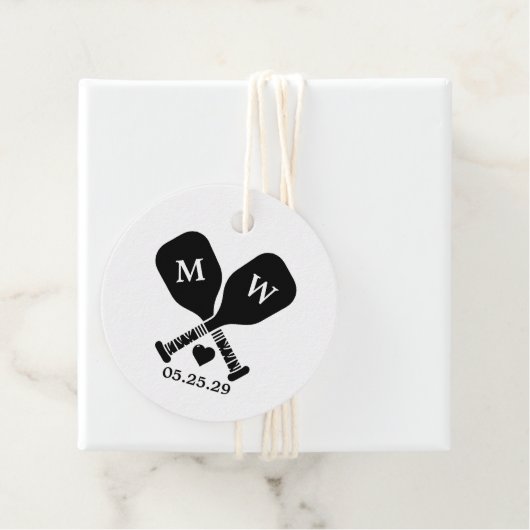 Pickleball Love Bedankjes Labels (In situ)