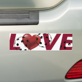 Pickleball love bumper en icechest sticker (Op auto)