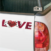 Pickleball love bumper en icechest sticker (Op Truck)
