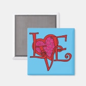 Pickleball Love Magneet (Voorkant / Achterkant)