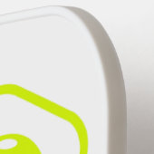 Pickleball Love - Neon Paddle en Ball Design (Links Detail)