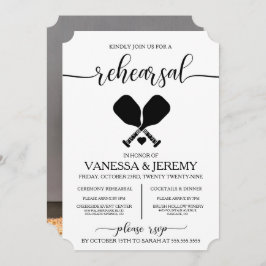 Pickleball Love Repetitie Diner Uitnodiging