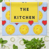 Pickleball Love Theedoek (Gevouwen)