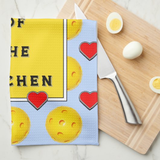 Pickleball Love Theedoek (Quarter Fold)