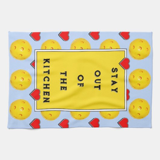 Pickleball Love Theedoek (Horizontaal)