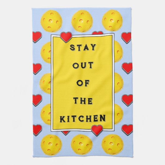 Pickleball Love Theedoek (Verticaal)