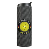 Pickleball Lover 1 Afbeelding Opties Thermische Tu Thermosbeker (Gedraaid links)