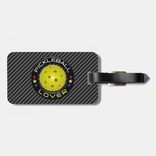 Pickleball Lover 1 Opties Bagagelabel (Achterkant horizontaal)