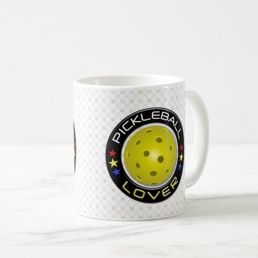 Pickleball Lover 1 Opties Mok (Voorkant rechts)
