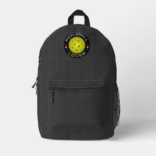 Pickleball Lover 1 Opties Print Cut Sew Bag Bedrukte Rugzak
