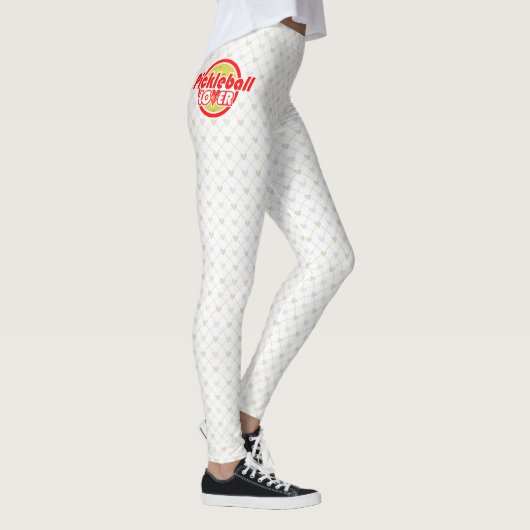Pickleball Lover 2-2B Afbeelding Opties Leggings (Rechts)