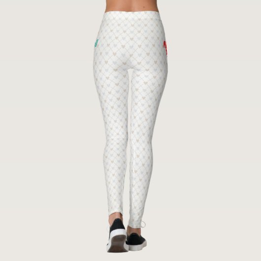 Pickleball Lover 2-2B Afbeelding Opties Leggings (Achterkant)