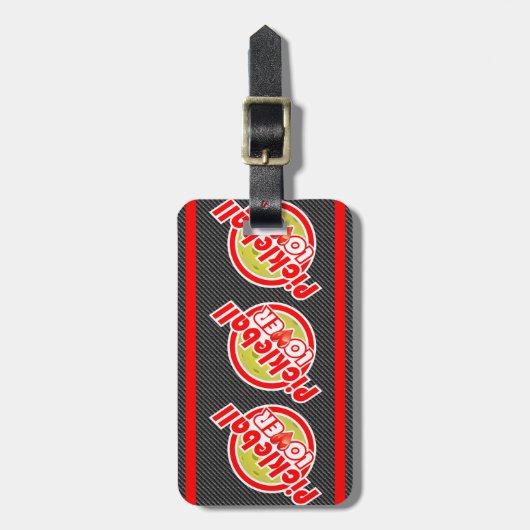 Pickleball Lover 2-opties Bagagelabels (Voorkant verticaal)