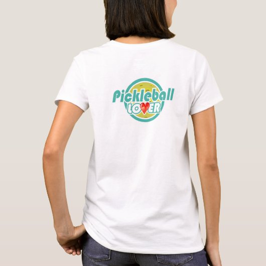 Pickleball Lover 2A-2B Opties Jersey Tank Jurk (Achterkant)