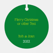 Pickleball Lover Persoonlijk Metalen Ornament (Achterkant)