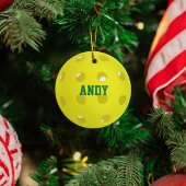 Pickleball Lover Persoonlijk sierlijk Keramisch Ornament