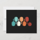 Pickleball Lover Retro Paddle Sport (Achterkant)