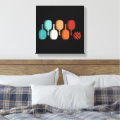 Pickleball Lover Retro Paddle Sport Canvas Afdruk (Insitu (Slaapkamer))